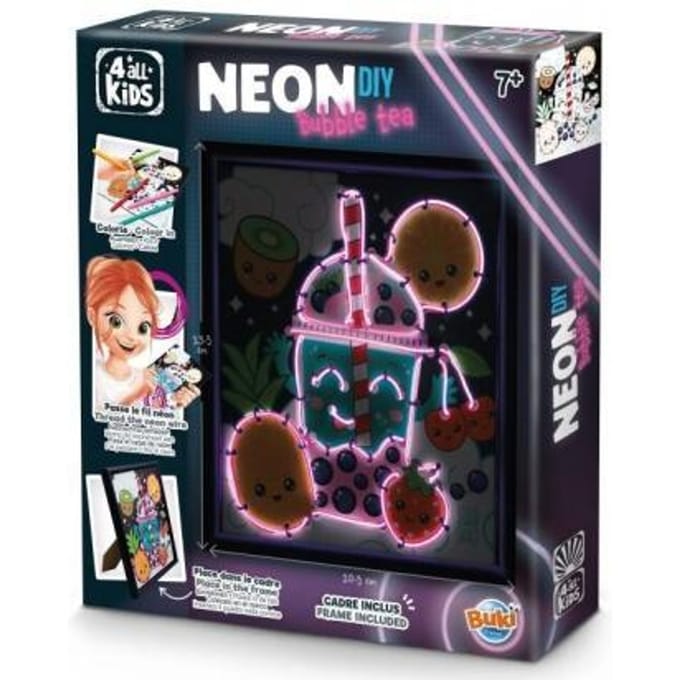 Buki - Neonframe - Thema bubble tea - Knutselen - Hobby