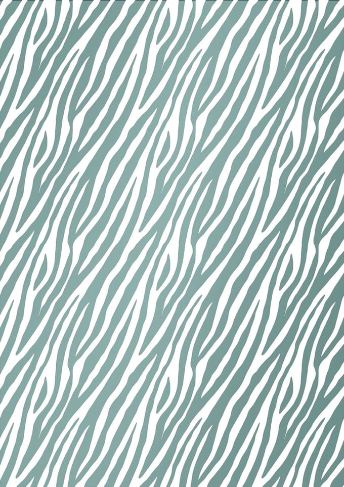 Vloeipapier Zebra Mint Vellen 200st – Zijdepapier