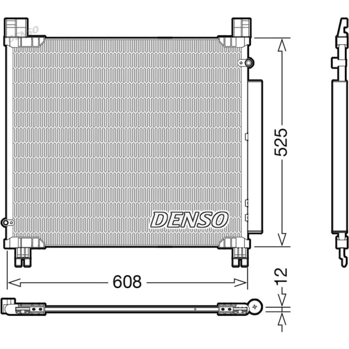 Condensator, airconditioning DENSO DCN50050