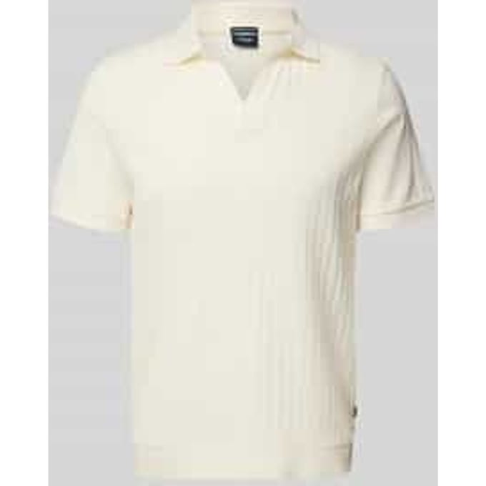 regular fit poloshirt met V-hals model 'Baronito'