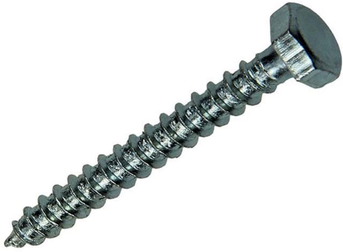 Mack Houtdraadbout 28 stuks M6 x 50 mm