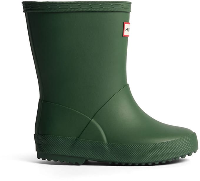Hunter - Original Kids First Insulated Wellington Boots Hunter Green - Maat 30