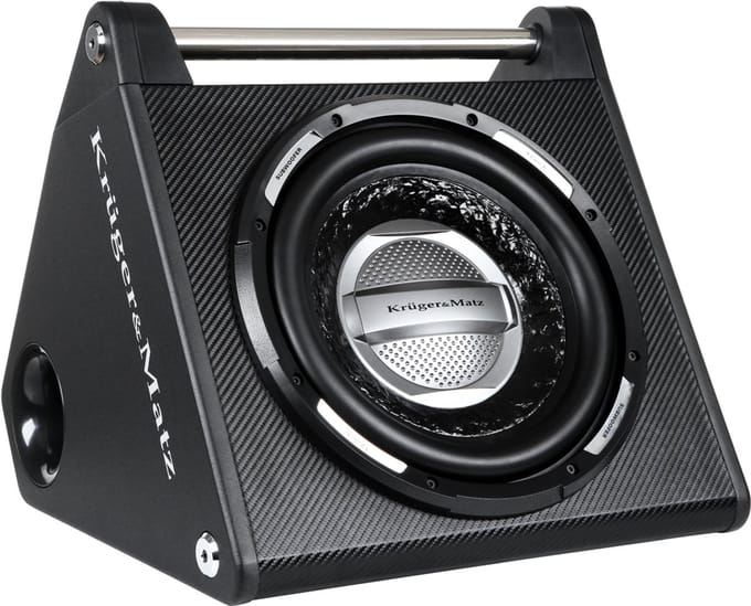 Krüger&Matz KMI300X - Autosubwoofer - Actieve Subwoofer - 12 inch - 120 W RMS