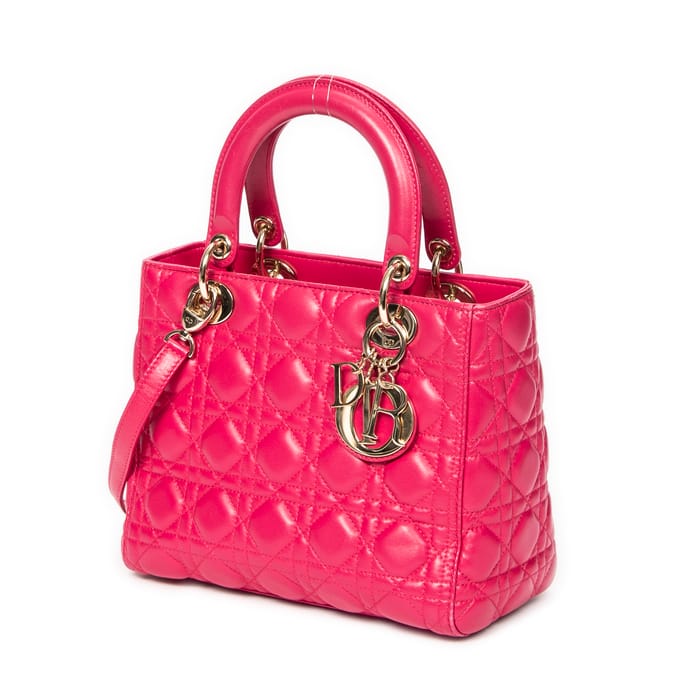 Medium Lady Dior Zip  Schoudertas