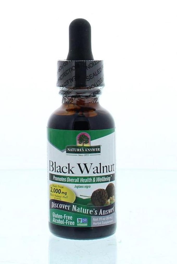 Natures Answer Zwarte walnoot extract alcoholvrij 30 Milliliter