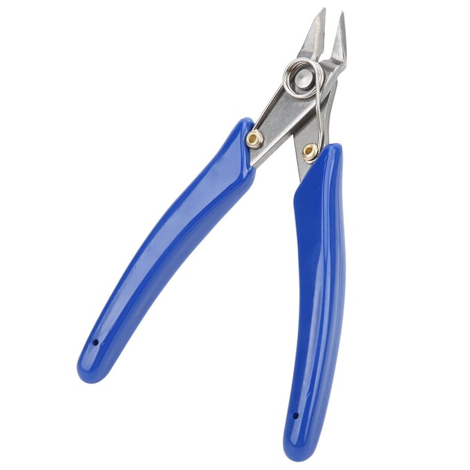 Modèle Coupeur Pince Diagonale Électronique Industrielle Précise Côté Acier Chrome Vanadium 5in 306 blue