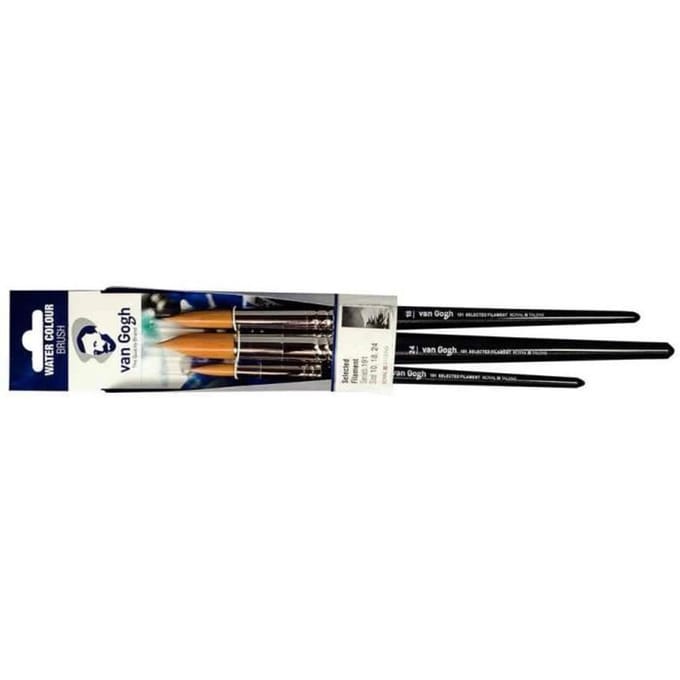 Van Gogh Penselenset voor aquarelverf, serie 191 nr. 10-18-24
