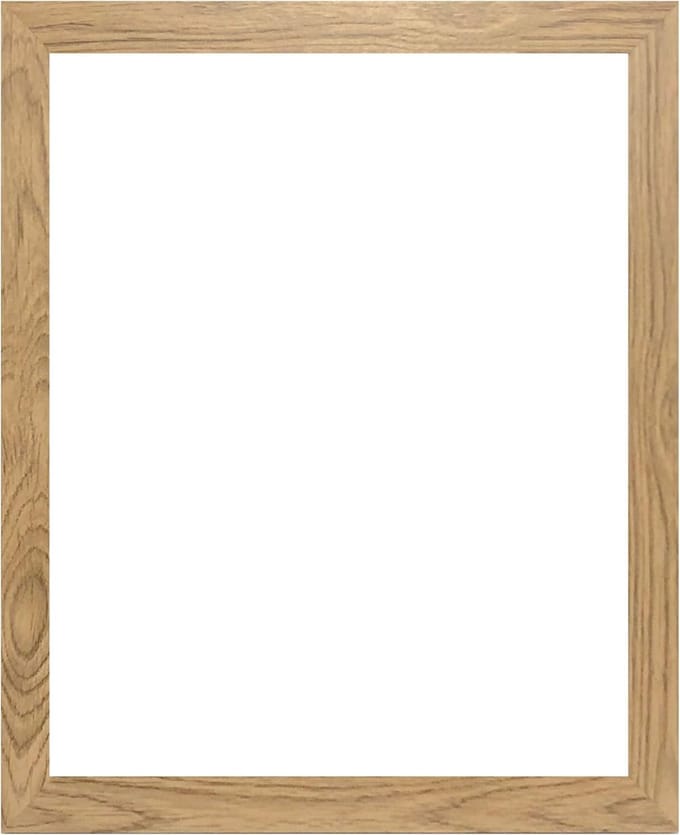 H7 Fotolijst Eiken 24x18 Inch met Pass-Partout Optie