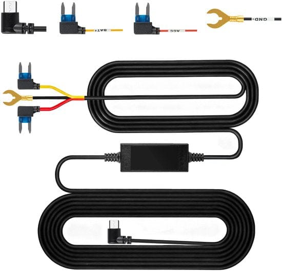 Dashcam Hardwire Kit - 24-Uurs Bewaking - USB-C Aansluiting - Compact Ontwerp - Eenvoudig Te Installeren - Directe Accu Aansluiting - van Faas