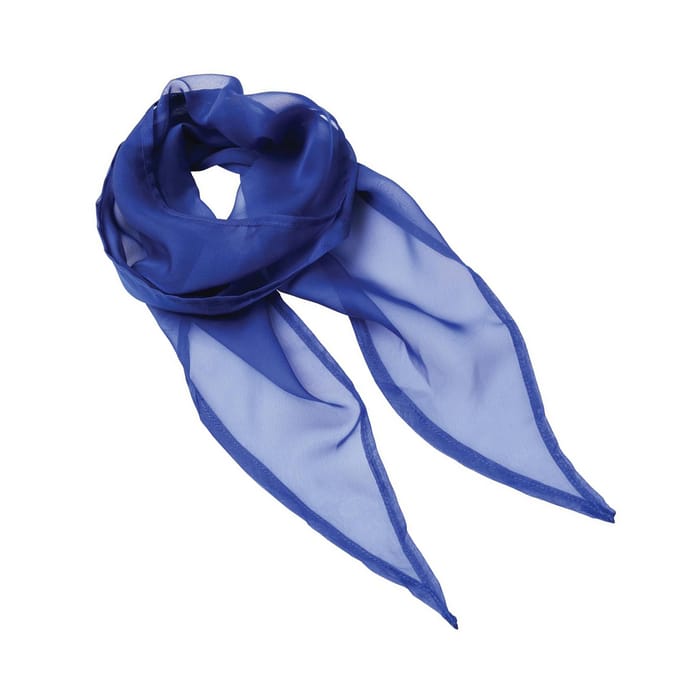Premier Dames/Dames Chiffon Sjaal (Koningsblauw)