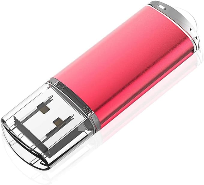 64 GB USB 2.0 Flash Drive met Sleutelhanger en LED Indicator - Perfect voor Opslag