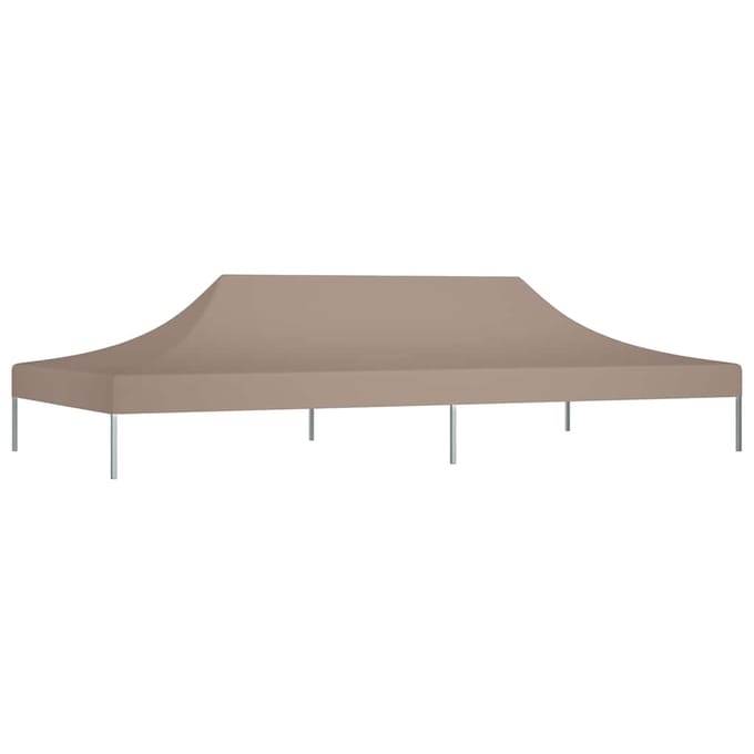 vidaXL - Partytentdak - 270 - g/m² - 6x3 - m - taupe