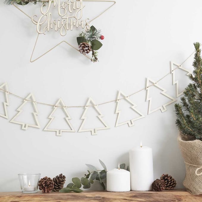 Houten Kerstboompjes - 1.5 Meter