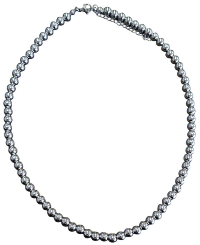 Ketting Zilverkleurig - 6mm - RVS - Stainless Steel - Verstelbaar