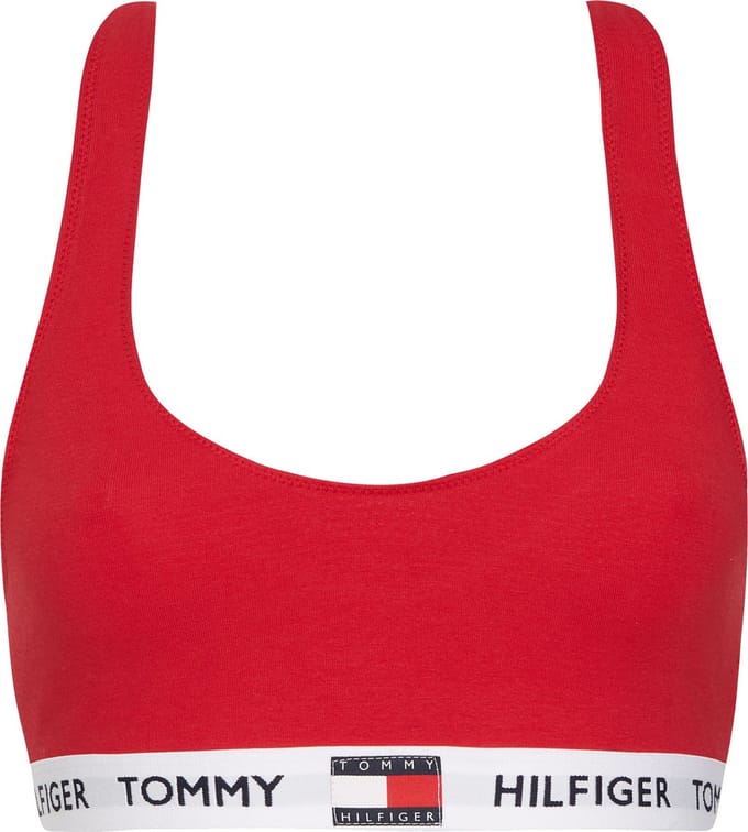 Tommy Hilfiger dames Tommy 85 bralette - katoen ongevoerd - rood