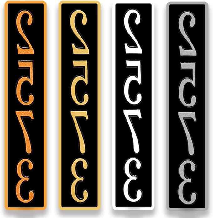 Adres Plaque - Huisnummer Bord - Huis Herkenning - Verstelbaar - 30 cm Lang - Klassiek