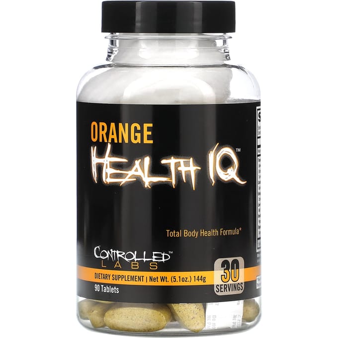Controlled Labs, Orange Health IQ, 90 comprimés