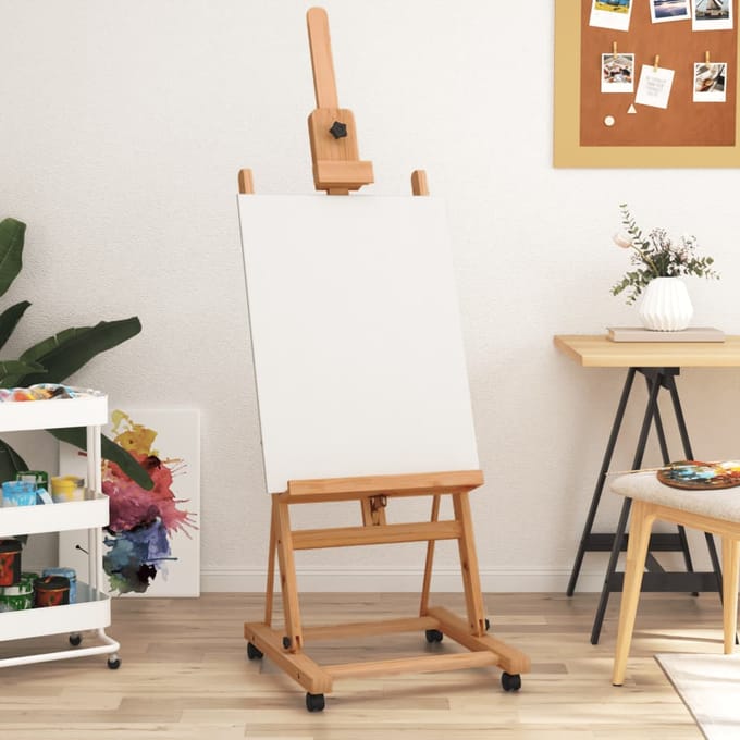 vidaXL - Schildersezel - 55x53,5x178 - cm - massief - beukenhout