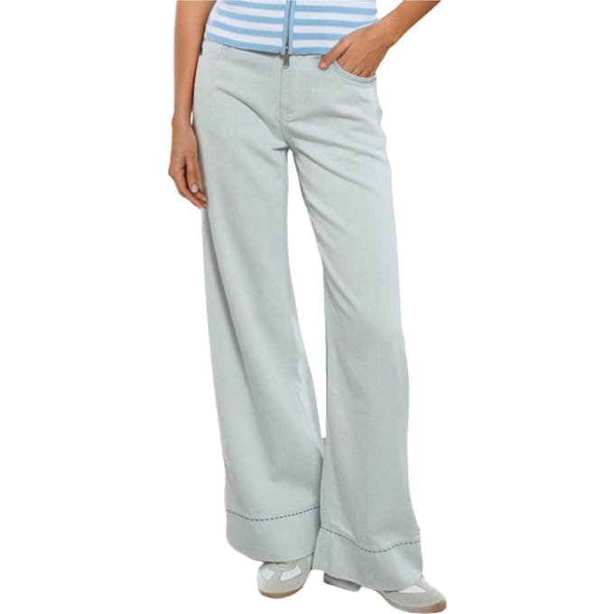 Goa Goa Jeans Vrouw Vera Palace Effect Bleekmiddel Wit Denim 15208209/403