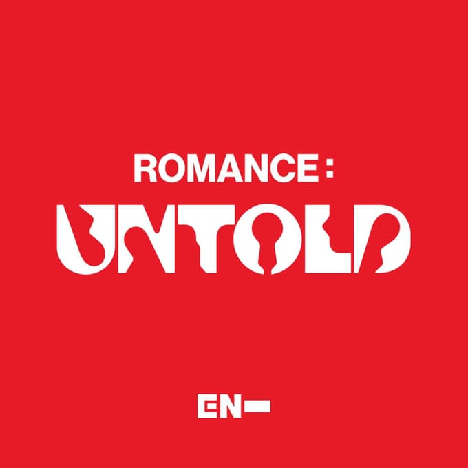 ENHYPEN 3D Lenticulaire Binder (ROMANCE ONVERTELD) red