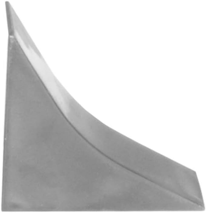 PVC Eindkap voor Werkblad Spatlijst - Donker Graniet - 23x23 mm