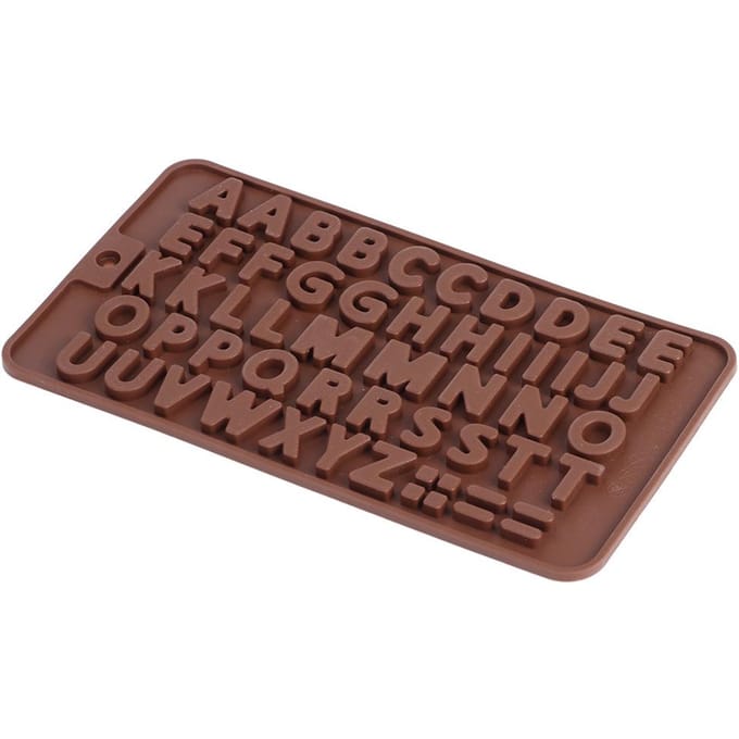 3 Stuks 26 Engelse Letters Vorm Silicone Chocolade Cake Vorm DIY Bakgereedschap Accessoires brown