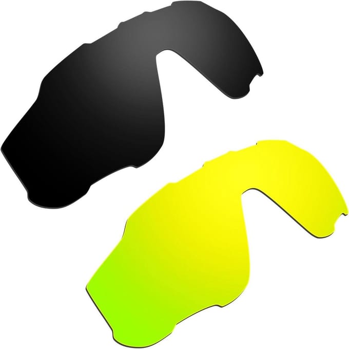 Plus Mens Replacement Lenses For Oakley Jawbreaker - 2 Pair