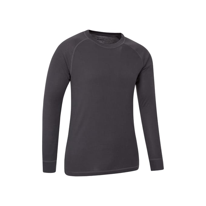 Mountain Warehouse Heren Talus Base Layer Top (Set van 2) (Houtskool)