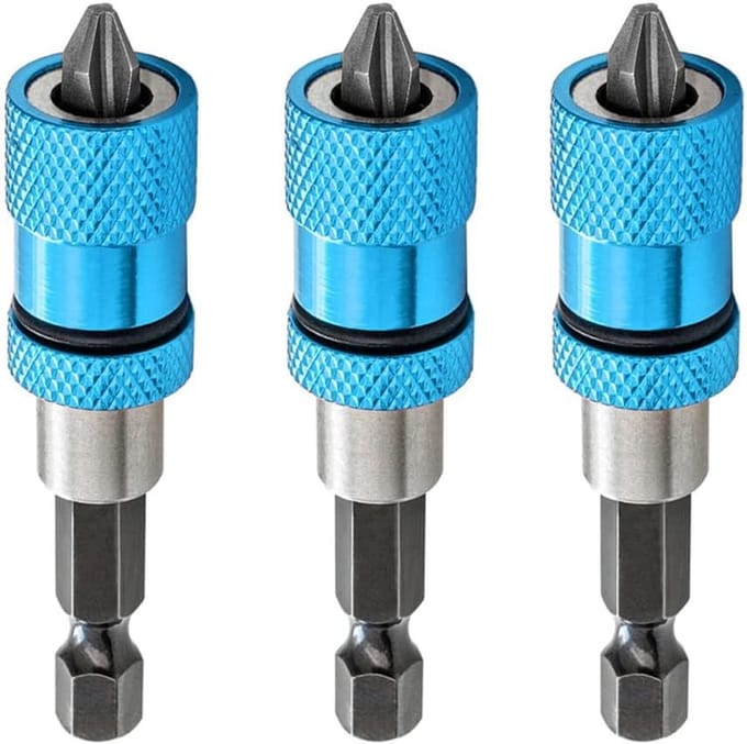 Verstelbare Magnetische Schroevendraaier Bit Houder met 1/4" Hex Shank en Phillips 2 Bits - Perfect voor Klussen en Verbouwingen
