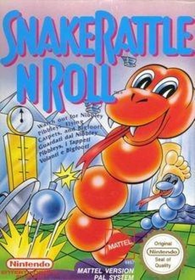 Nintendo Snake Rattle 'n' Roll Basis Nintendo Wii Virtual Console Engels video-game