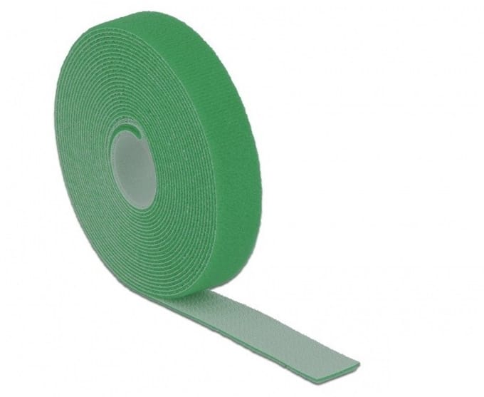 Klittenband rol 20mm / groen (5 meter)