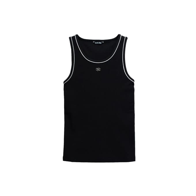 Mouwloos T-shirt met lurexdraad voor dames Salsa Jeans Basic