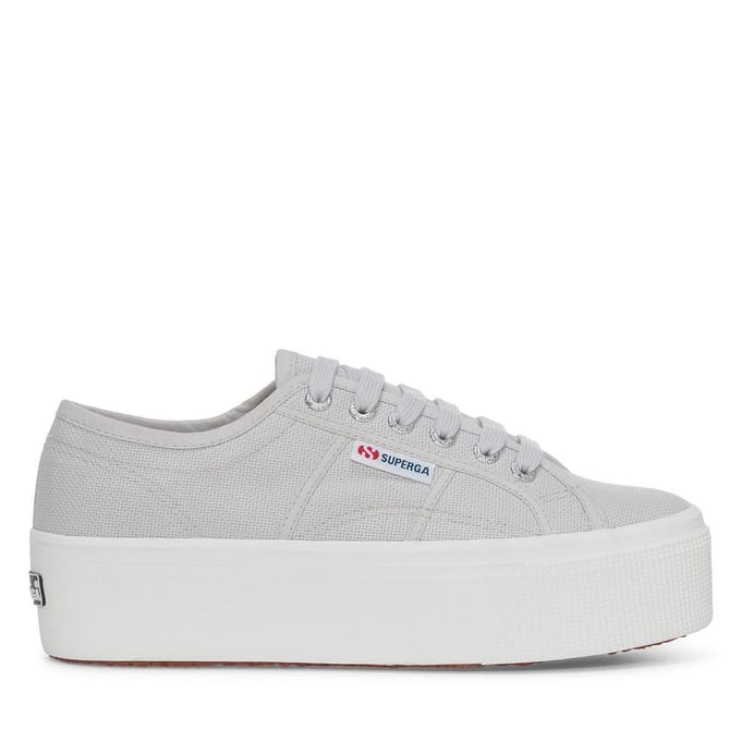 Superga Dames/Dames 2790 Linea Up Down Trainers (Grijs Zilver/Avorio)