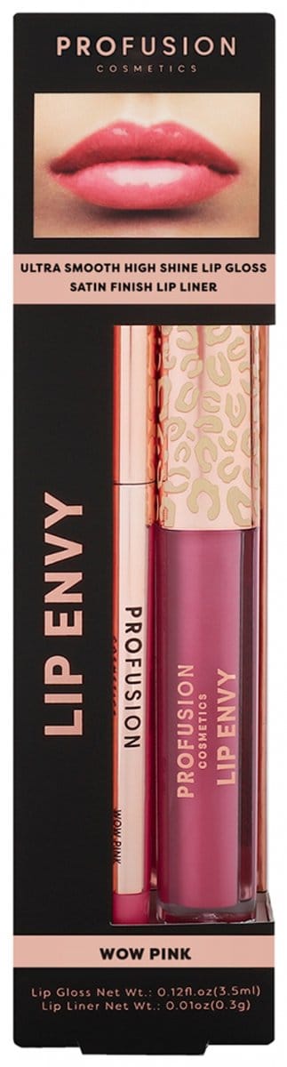 Profusion Cosmetics Lip Envy Duo Lip Gloss & Liner (Tint : Wauw Roze)
