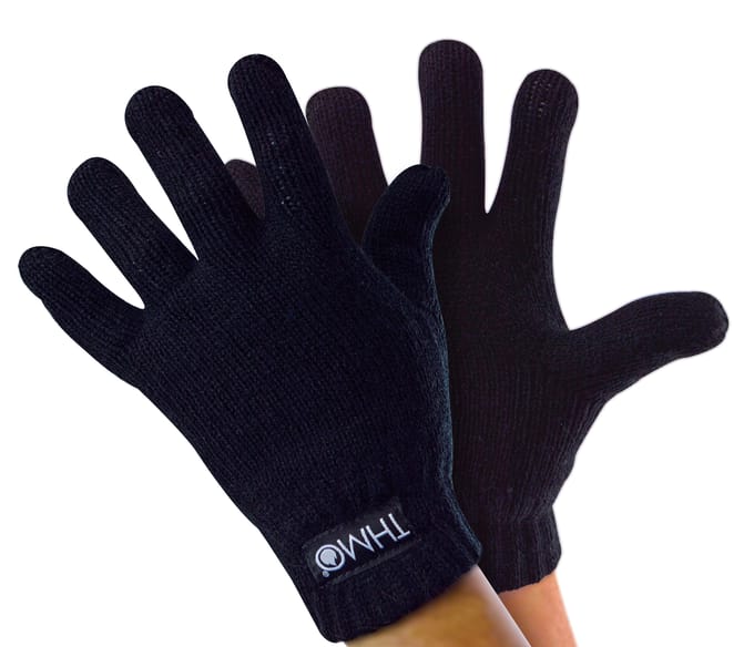 THMO - Dunsulate-handschoenen voor kinderen voor de winter - Zwart