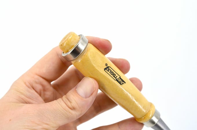 Awtools AW32903 - Houtbeitelset - 4 Stuks - 6mm - 12mm - 18mm - 24mm