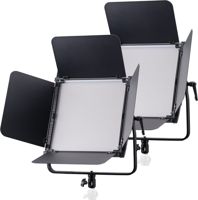 Bresser Studiolamp - Set van 2 - BR-S100B PRO - Lichtintensiteit Variabel Instelbaar