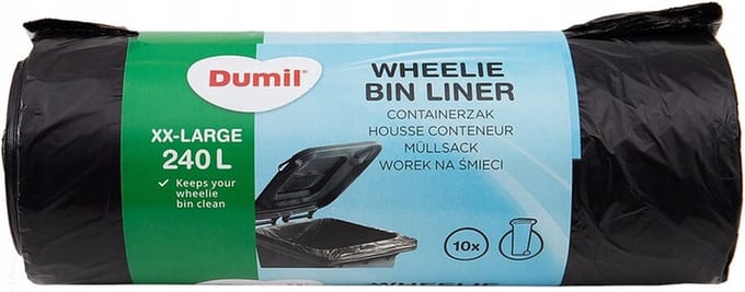 Dumil containerzakken XXL 240 liter ( 2x ) 10 stuks