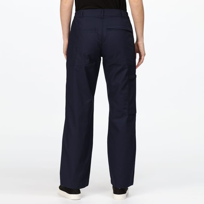 Regatta Vrouwen/dames Nieuwe Actie Waterafstotende Broek (Marine)