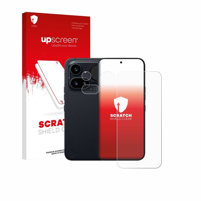 upscreen - Screenprotector voor Nothing Phone (4a) Pro (Voor+Camera) - Folie Beschermfolie transparant