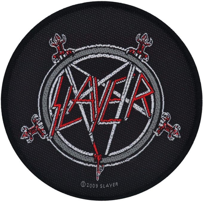 Groot Pentagram Patch voor Jas of Tas