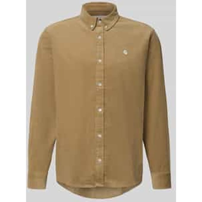 Regular fit vrijetijdsoverhemd van corduroy met button-downkraag