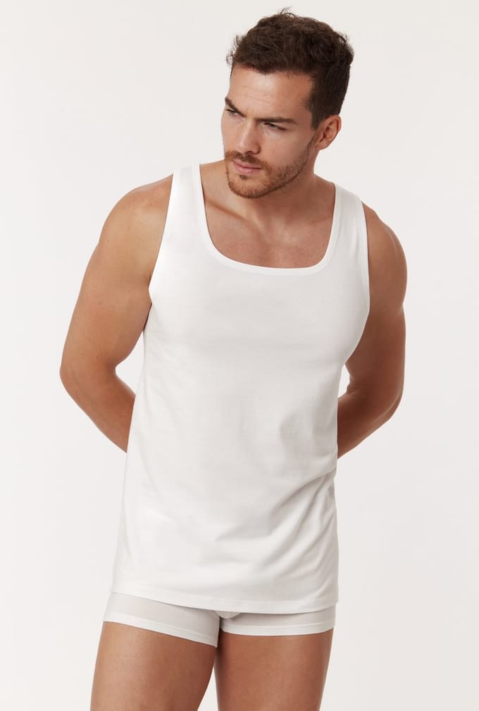 Woody Singlet Single Pack Wit S