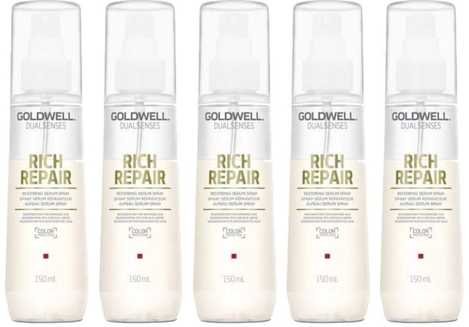 5x Goldwell Dualsenses Rich Repair Restoring Serum Spray 150ml