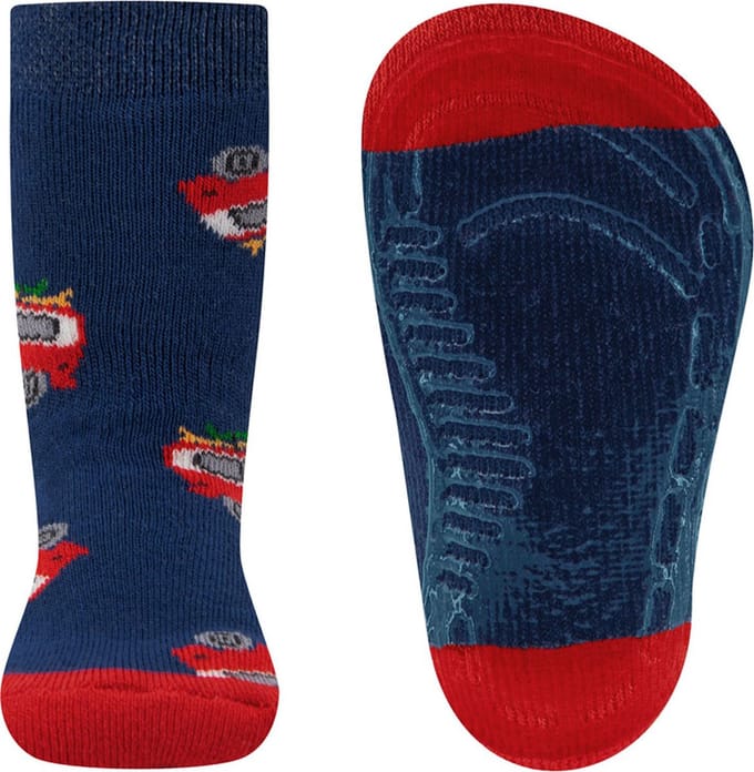 Ewers Antislipsok - Blauw & Rood - Kampeerbusje Oldtimer & Surfplanken - Elastisch - Siliconenzool-23/24