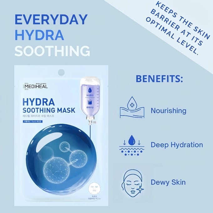Hedra Soothing Mask Set 20ml x 10ea white