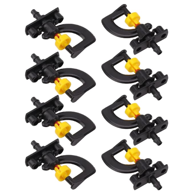 20 stuks G-type vernevelsproeiers Professionele bevochtigings- en koelsproeiers voor boerderij black