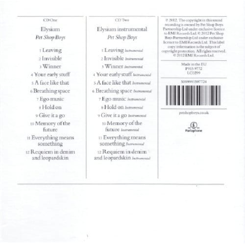 Elysium - Pet Shop Boys