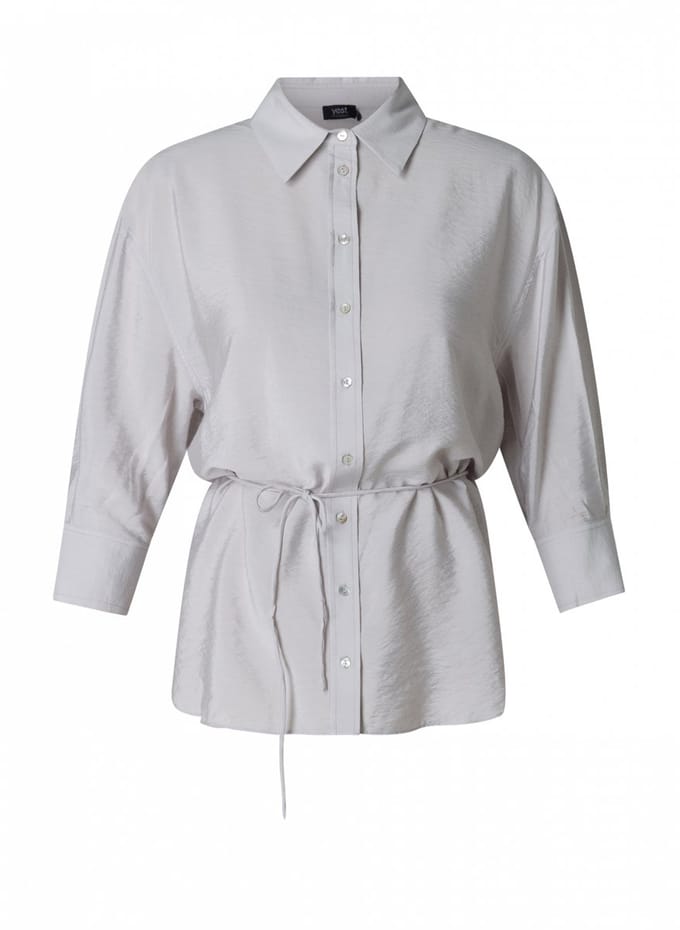 YESTA Umeko Tops - Soft Grey - maat X-0(44)