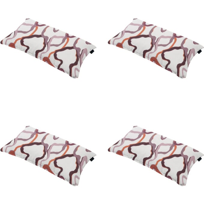 Madison - Sierkussen Blaze - Multikleur - 30x50x10cm - Set van 4